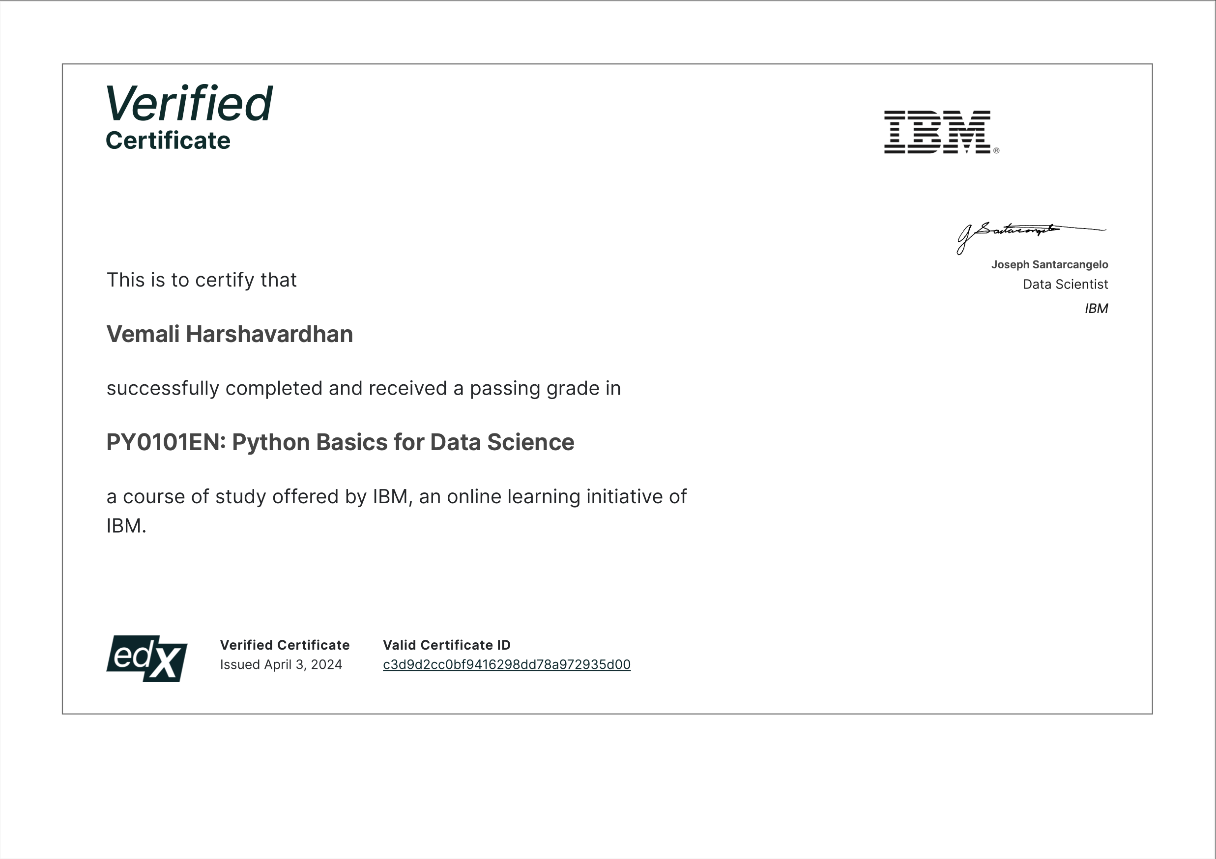 Data Science By IBM